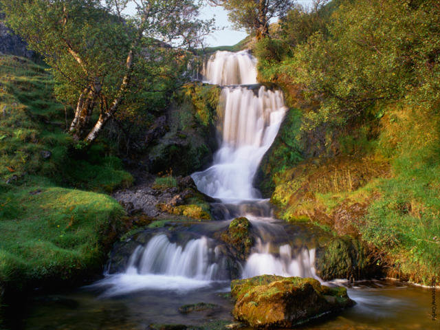 водопад 4 - природа гори водоспад - оригинал