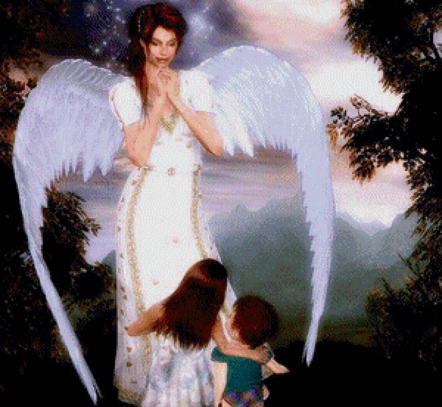 серия "ангелы" - ангел.дети - предпросмотр