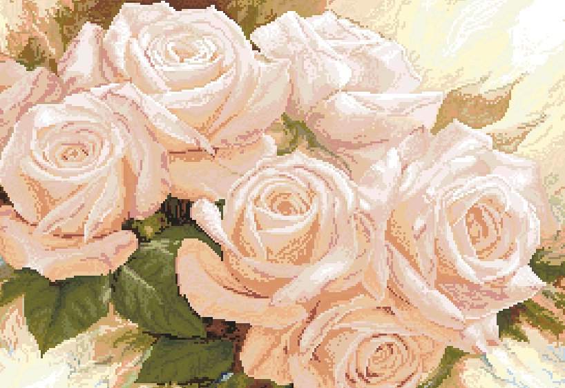 королева цветов - розы, цветы, букет - оригинал