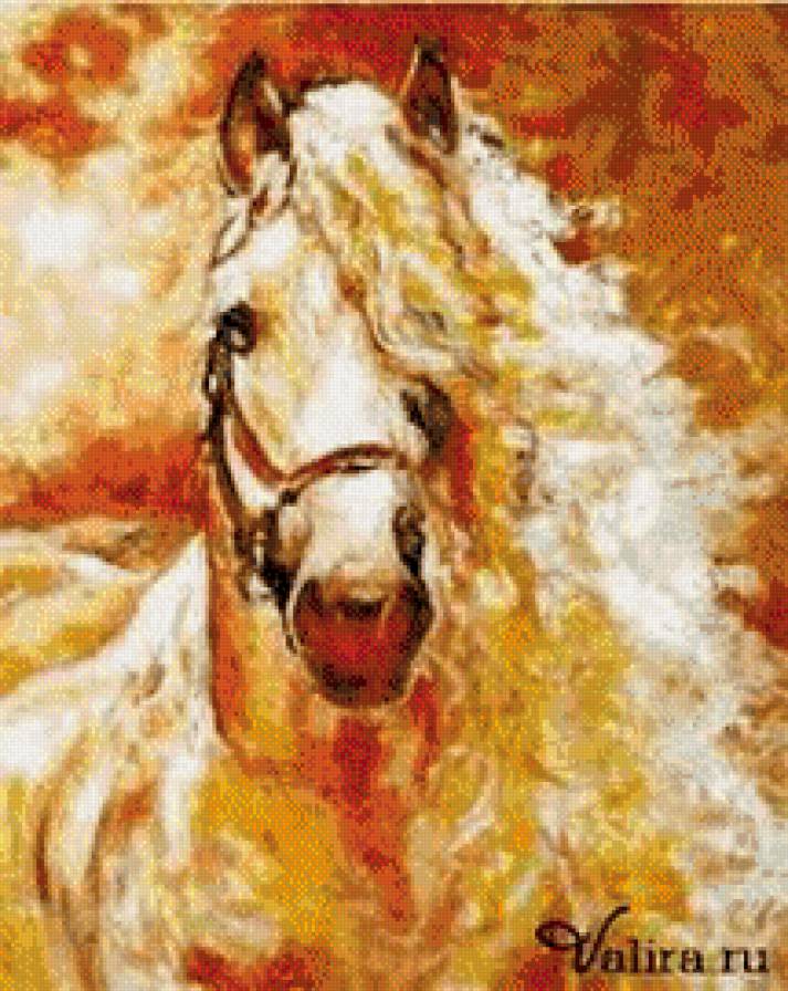 красивые лошади (подборка)КОНЬ С ШИКАРНОЙ ГРИВОЙ - красиво, домашние животные, кони, живопись, лошади - предпросмотр