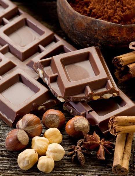 Шоколадка - шоколад, орехи, еда - оригинал