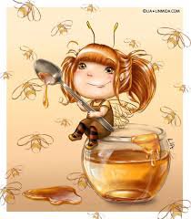 фея пчел - прелесть, пчелы, мед, детское, кухня, фэнтези, феечка - оригинал