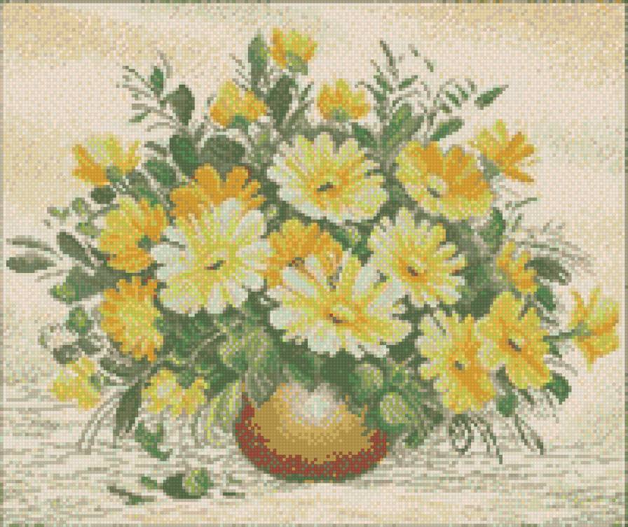 желтые герберы - букет, цветы - предпросмотр