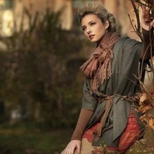 Схема вышивки «Осенняя грусть»