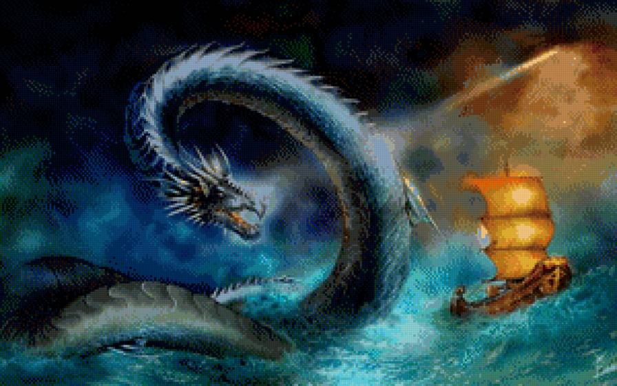 Буря зверя - море, природа, корабль - предпросмотр