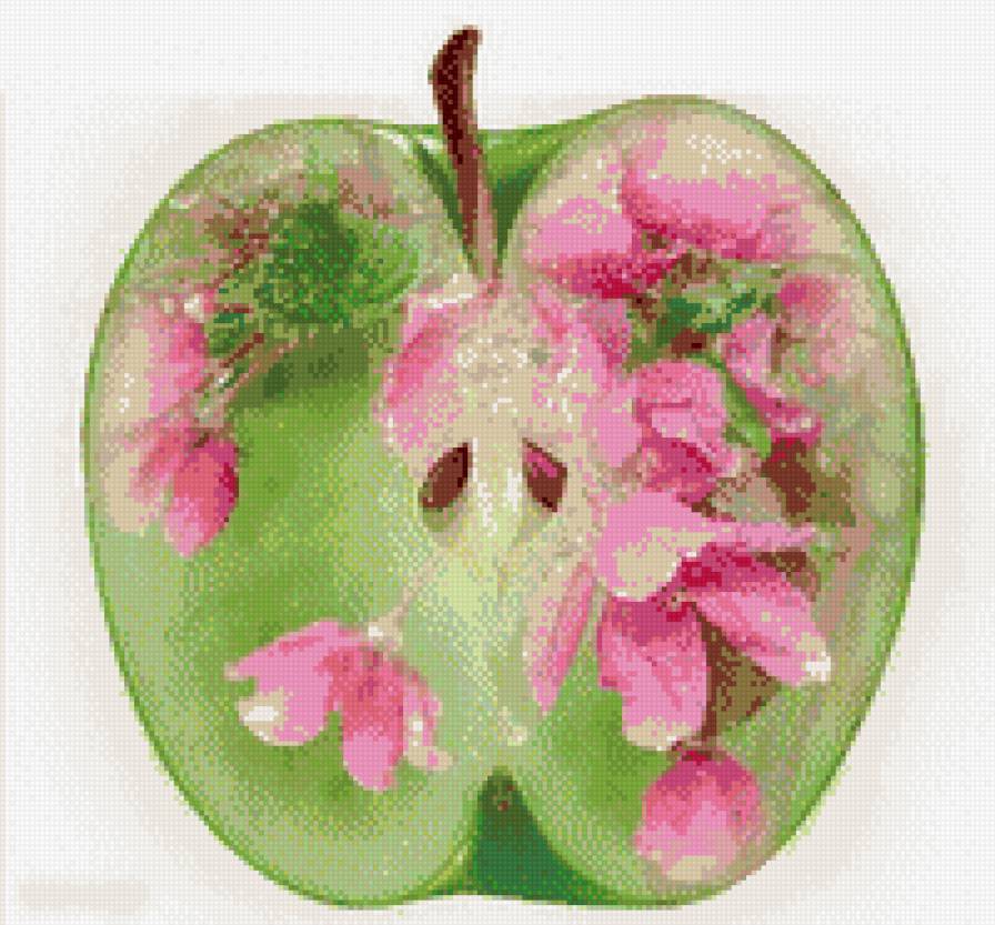 Цветочное яблоко (новая версия) - предпросмотр