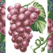 Схема вышивки «виноградная гроздь»