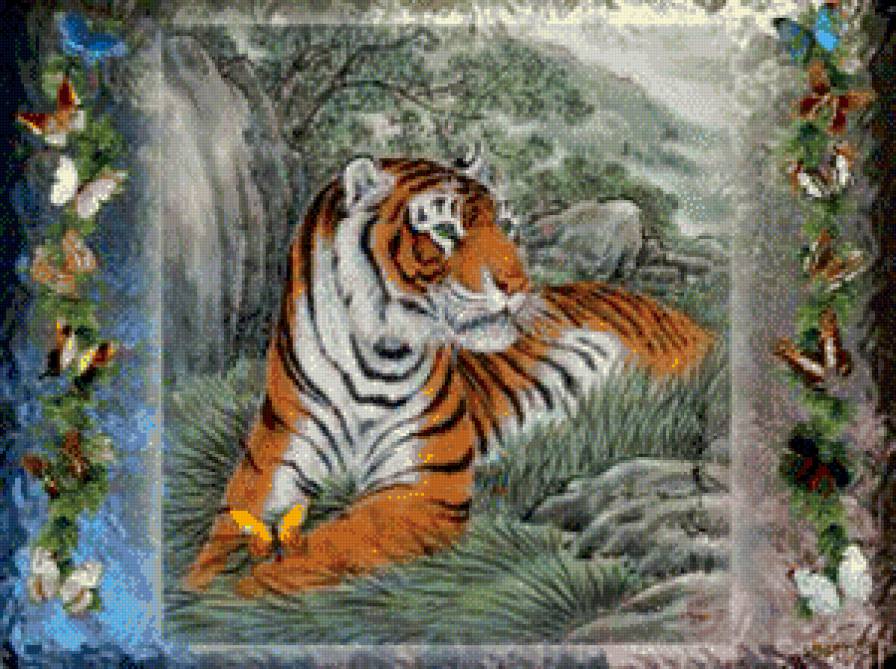 тигр - тигр, кошки, животные - предпросмотр