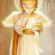 Схема вышивки «Светлый ангел»