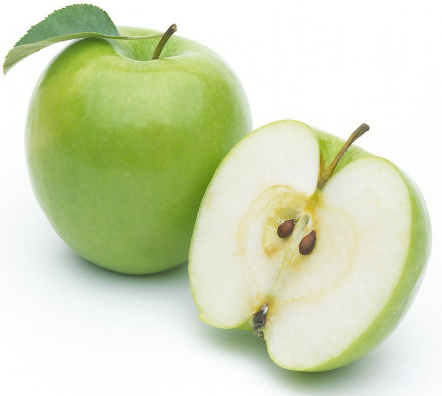 зеленое яблоко - кухня - оригинал
