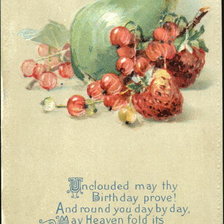 Оригинал схемы вышивки «Pear and strawberries» (№460587)