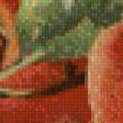 Предпросмотр схемы вышивки «Branch with two red-golden apples» (№460635)