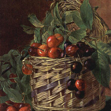 Схема вышивки «Basket of Cherries»