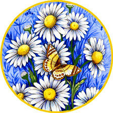 Оригинал схемы вышивки «бабочка» (№464452)