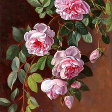 Оригинал схемы вышивки «розы» (№464940)