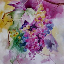 Оригинал схемы вышивки «гроздь винограда» (№465225)
