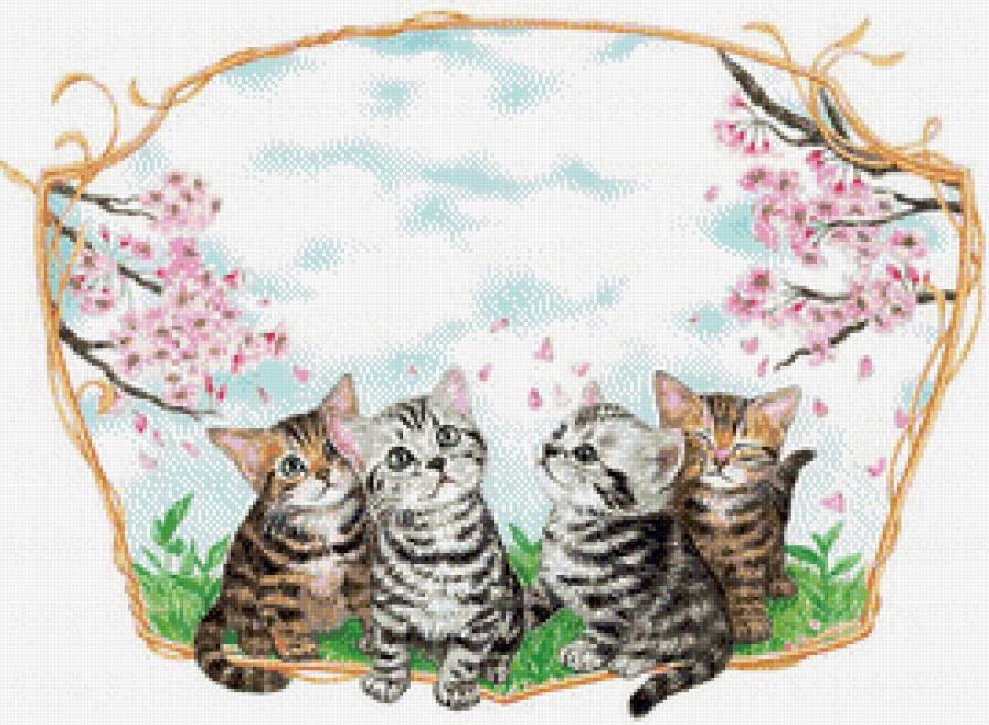 Серия"Кошки корейской художницы"Marie Cat" - животные, коты - предпросмотр