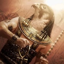 Схема вышивки «египетский бог»