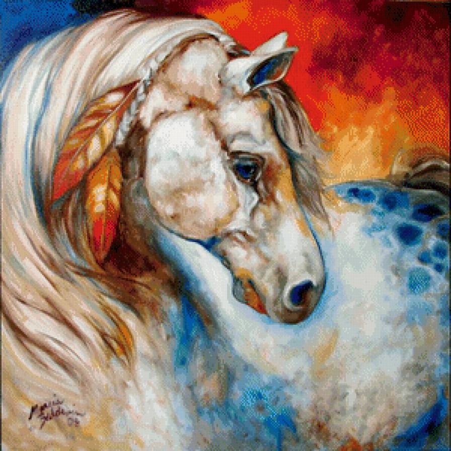 Лошадь, художник Marcia Baldwin - лошадь, художник marcia baldwin - предпросмотр