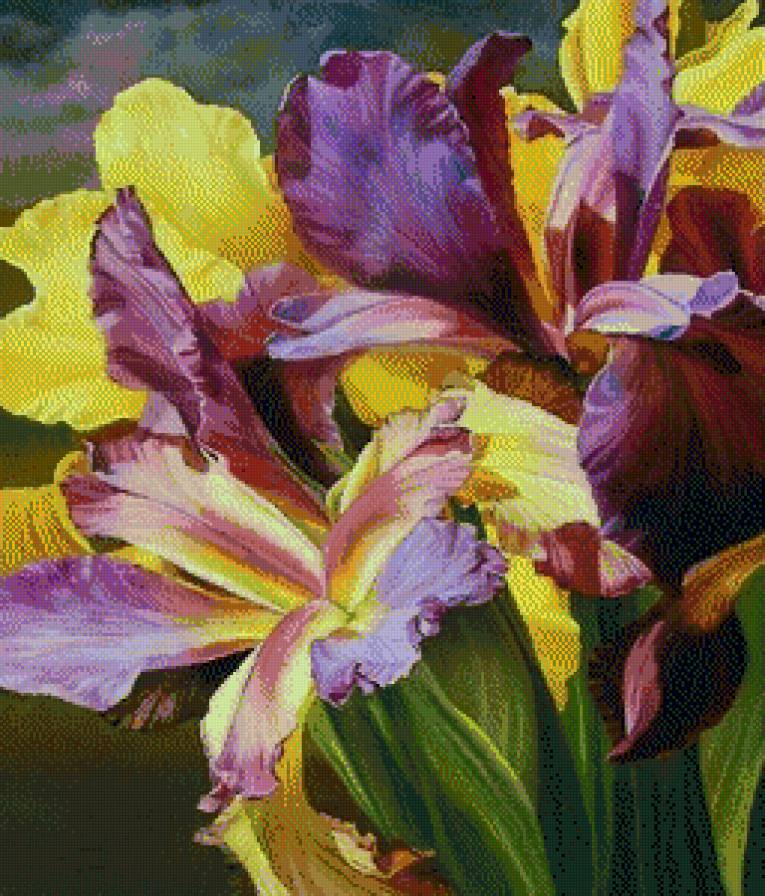 Цветы. Хилари Эдди - живопись - предпросмотр