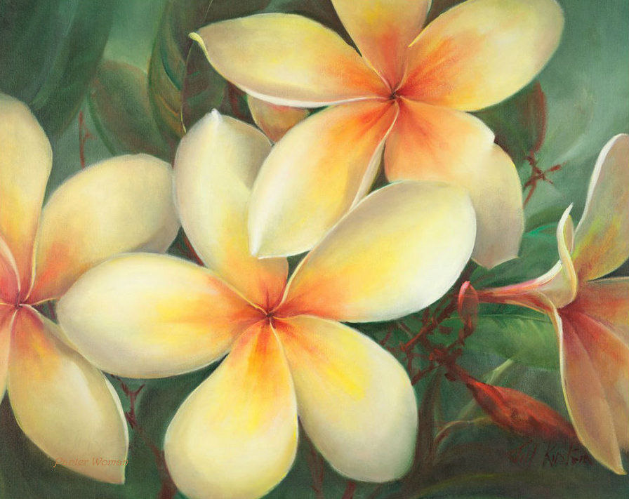 цветы Jill Kirstein - нежно, цветы - оригинал