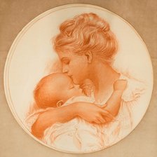 Схема вышивки «счастье материнства»