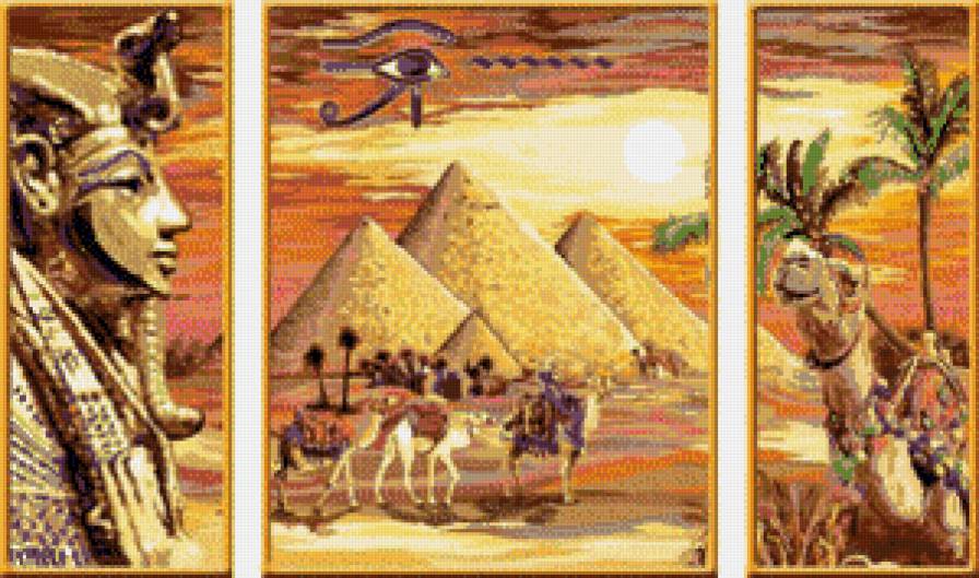 Египет - триптих - предпросмотр