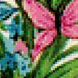 Предпросмотр схемы вышивки «цветы и бабочки» (№470347)