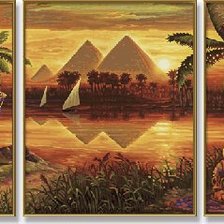 Оригинал схемы вышивки «Египет- триптих» (№472285)