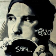 Схема вышивки «Shh (graffiti)»
