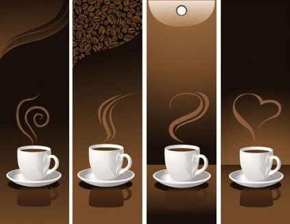 чашки кофе - чашка, кофе, силуэт, разное, кухня - оригинал