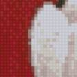 Предпросмотр схемы вышивки «Белые тюльпаны на красном фоне» (№478450)