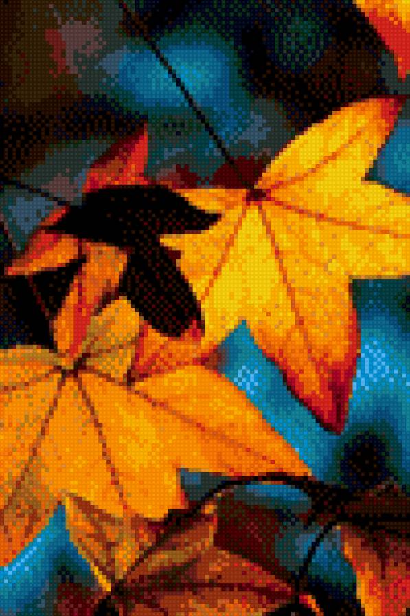 Falling leaves - природа, осень, листья - предпросмотр