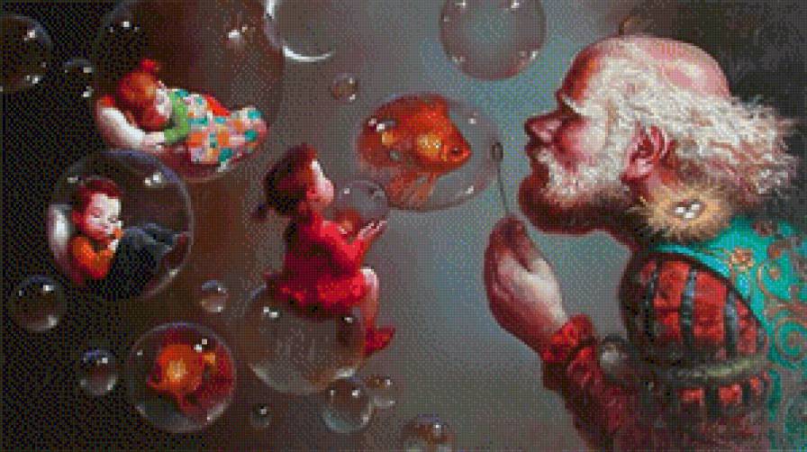 мыльные пузыри - дети, сказка - предпросмотр