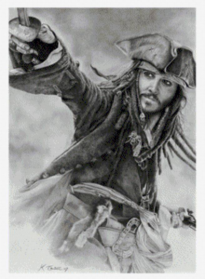 Капитан Джек Воробей - пираты карибского моря, джони депп, капитан джек воробей - предпросмотр