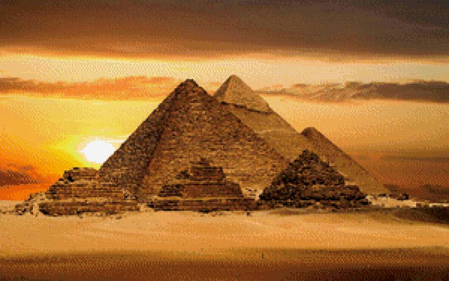 Пирамиды - пирамиды, египет - предпросмотр