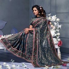 Оригинал схемы вышивки «Индийская красавица» (№482055)