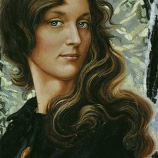 Схема вышивки «Портрет сестры. К.Васильев»