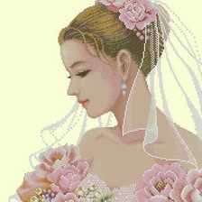 Оригинал схемы вышивки «Невеста» (№486574)