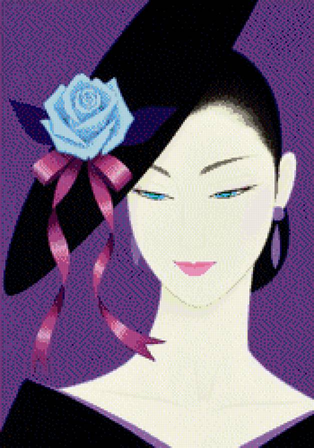 женский образ Ichiro Tsuruta - живопись, женский образ, люди, девушка - предпросмотр