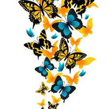 Оригинал схемы вышивки «Бабочки» (№486873)