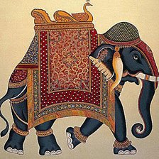 Оригинал схемы вышивки «слон2» (№488374)
