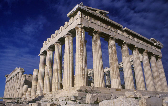 Древние руины храма.Греция - греция руины древность - оригинал