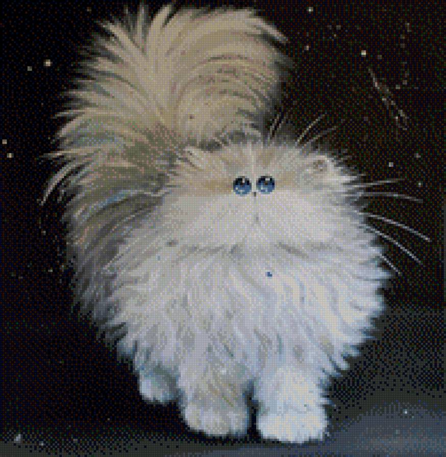 Кошки художник Kim Haskins - работы художников, кошки - предпросмотр