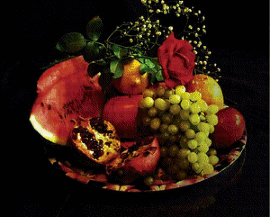 фрукты - натюрморт, осень, фрукты - предпросмотр