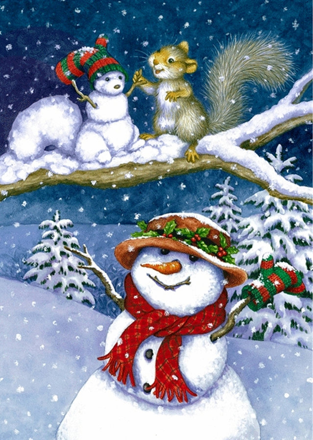 Снеговик - зима, новый год, рождество - оригинал