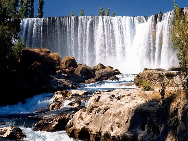 водопад - камни, природа, вода, водопад - оригинал