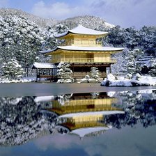 япония. зима