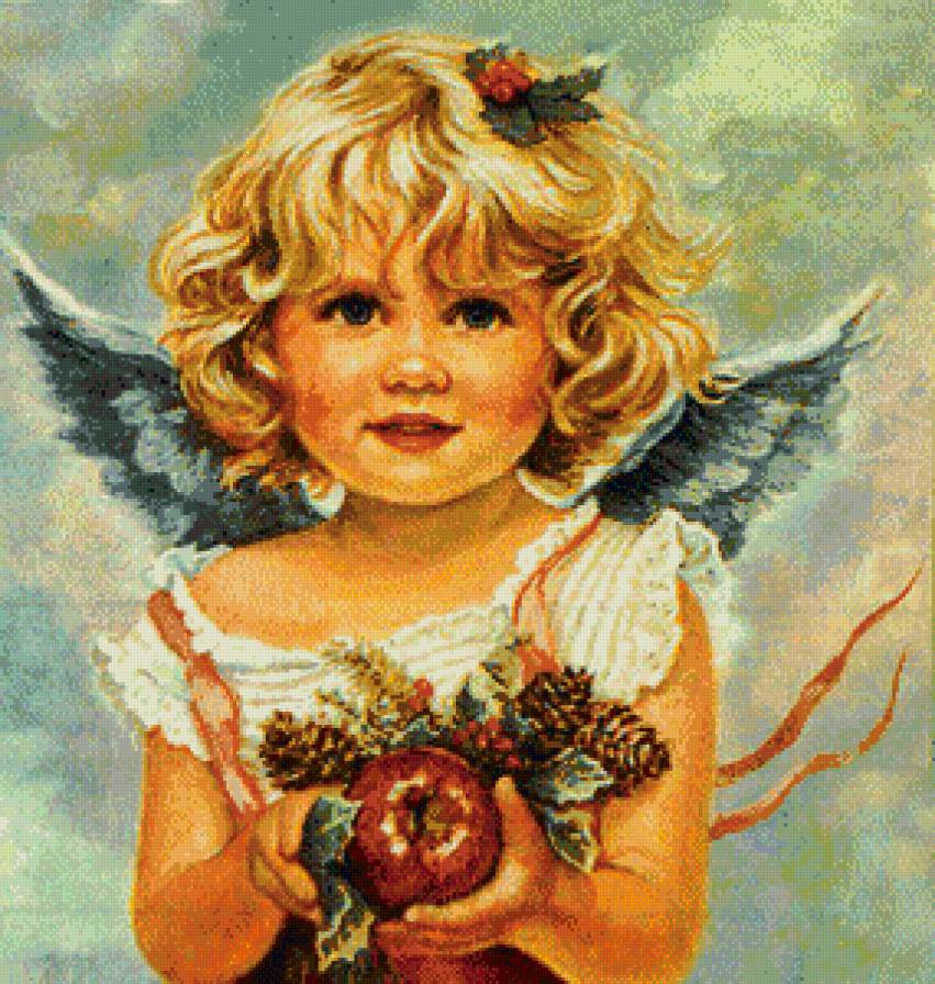 Серия "Ангелы" - ангелы, девочка, дети - предпросмотр