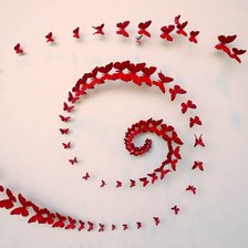 Оригинал схемы вышивки «бабочки» (№496587)